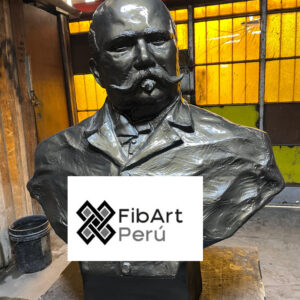 BUSTO EN BRONCE FUNDIDO.